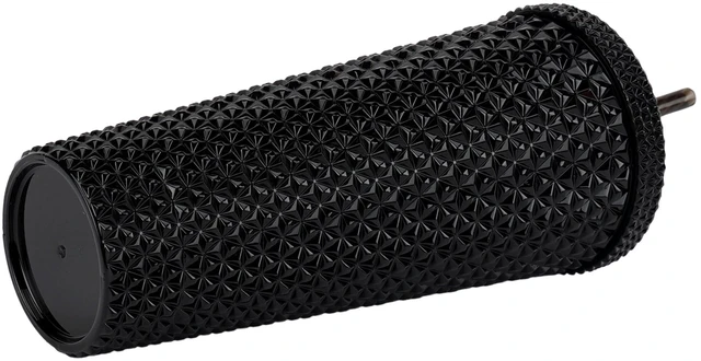 Alt view image 3 of 6 - Mainstays 26-Ounce Plastic Double Wall Insulated Iridescent Textured Tumbler with Straw, Black