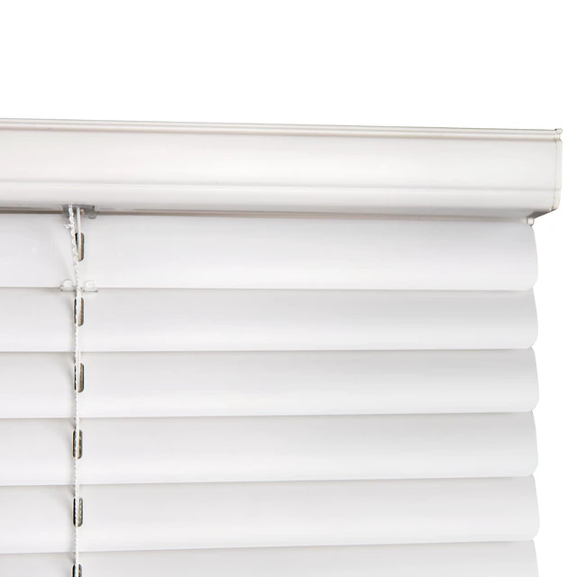 Alt view image 2 of 6 - Mainstays Cordless Vinyl Light Filtering Window Blinds, 1 in Slats, White, 1-Piece, 30 in W x 64 in L