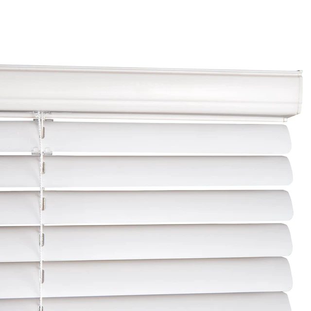 Alt view image 4 of 6 - Mainstays Cordless Vinyl Light Filtering Window Blinds, 1 in Slats, White, 1-Piece, 30 in W x 64 in L