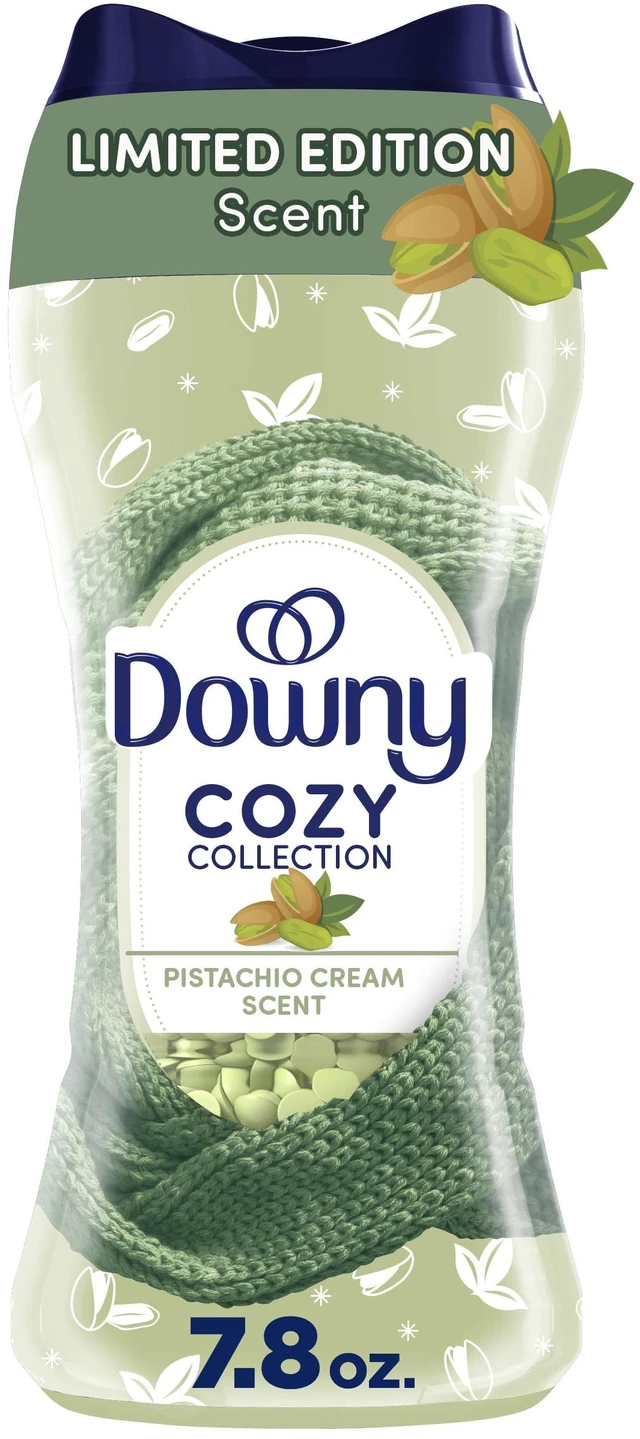 Main image of Downy Cozy Collection In-Wash Laundry Scent Booster Beads, 7.8 oz, Pistachio Cream Scent