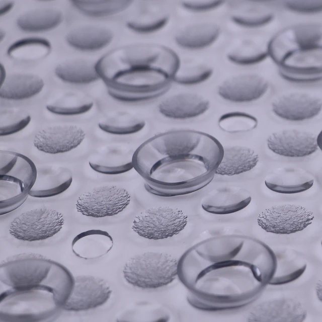 Alt view image 6 of 6 - Mainstays Oval Bubble Bathtub Mat 15.25in x 27in, Charcoal