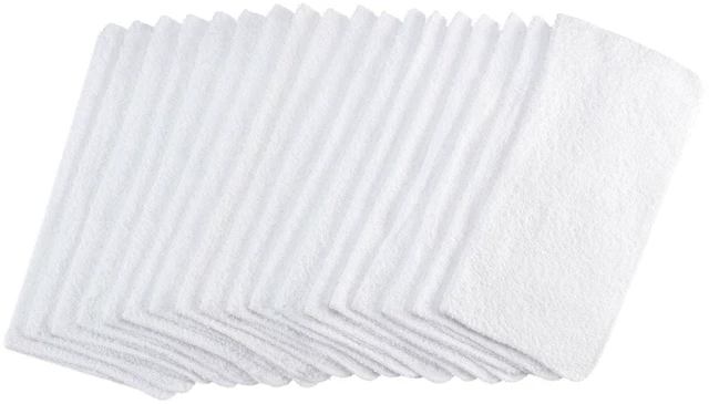 Main image of Mainstays 18-Pack White Washcloths