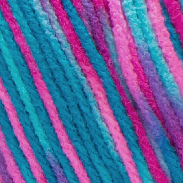 Alt view image 3 of 3 - Red Heart Super Saver 4 Medium Acrylic Yarn, Bonbon Print, 5oz/142g, 236 Yards