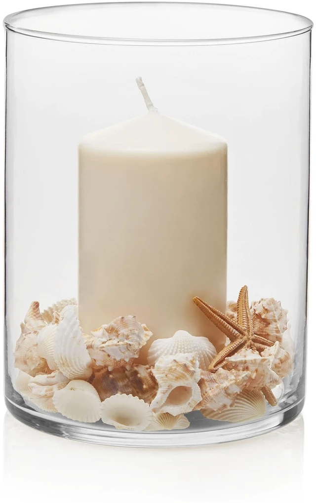 Alt view image 3 of 4 - Libbey Wide Glass Cylinder Floral Vase, 8"Tall and 6"Wide