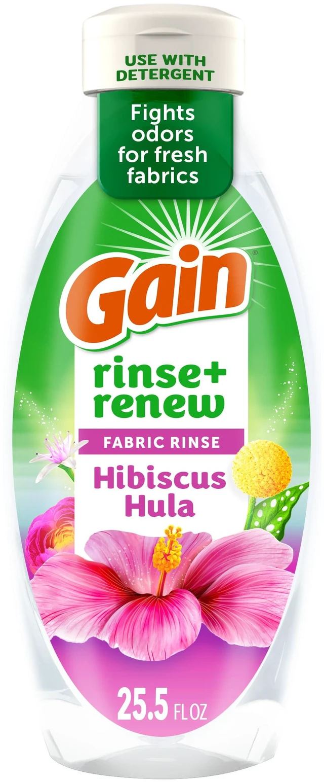Main image of Gain Odor Fighter Fabric Rinse, Hibiscus Hula Scent, 25.5Fl Oz