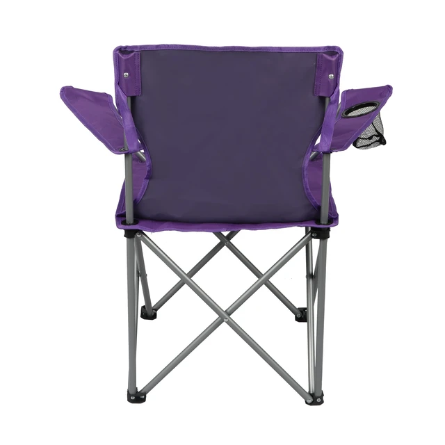 Alt view image 4 of 6 - Ozark Trail Quad Folding Camp Chair with Cup Holder, Purple