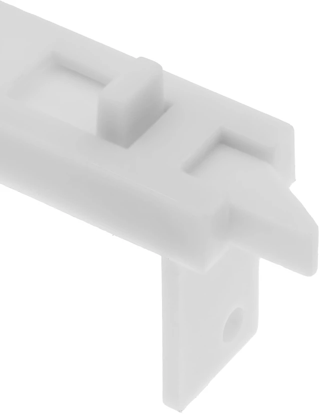 Alt view image 3 of 6 - Prime-Line F 2642 Vinyl Spring-Loaded Replacement Window Tilt Latch Pair, 1-11/16 Hole Center, White (1 Pair)