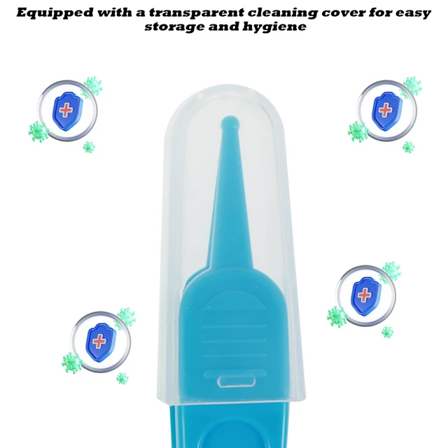 Alt view image 2 of 7 - 5 Pcs Nose Cleaning Tweezers, 5 Colors Baby Booger Picker with Round Head Effective Nose Picker Baby Ear Noses Navel Cleaner Clip for Babys Care