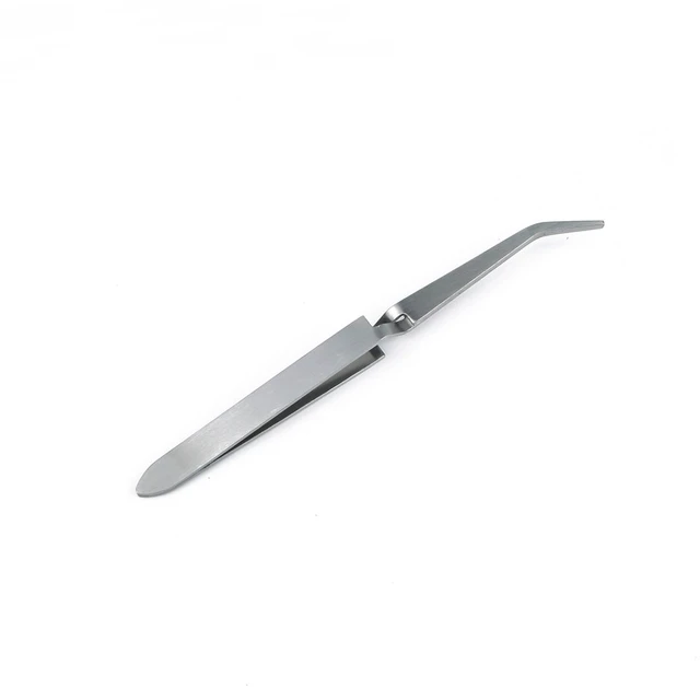 Alt view image 2 of 2 - 1pcs Nail Professional Tools Multi-Function Nail Art Rhinestones Decoration Picking Clip Nipper Stainless Steel Tweezers