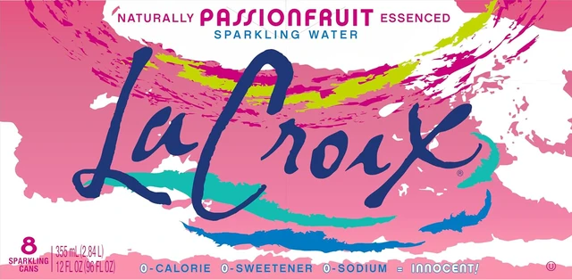 Alt view image 6 of 6 - La Croix Sparkling Water, Passionfruit, 12 Fl Oz (pack of 8)