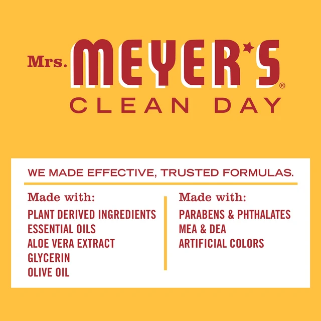 Alt view image 3 of 6 - MRS. MEYER'S CLEAN DAY Hand Soap, Clementine Scent, 12.5 Fl Oz Bottle (Pack of 2)