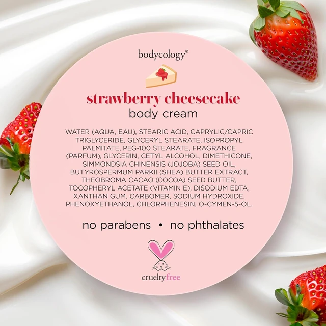 Alt view image 6 of 7 - Bodycology Shea Butter Body Cream, Strawberry Cheesecake, 8 oz