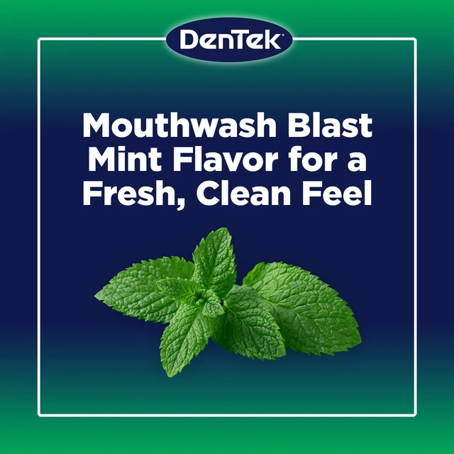Alt view image 4 of 6 - DenTek Floss Picks, Advanced Clean, Plaque Remover, 150 Count