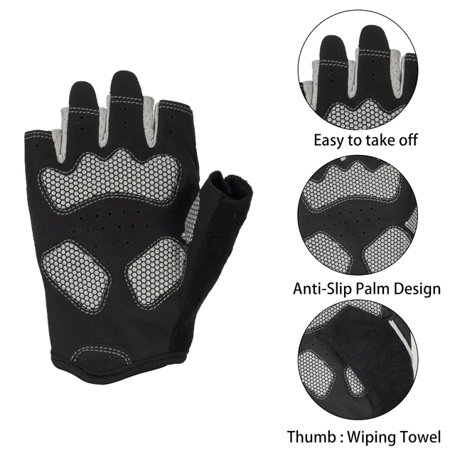 Alt view image 2 of 6 - Workout Gloves for Men Women, Anti Slip Breathable Weight Lifting Gloves for Gym Exercise, Cycling, Fitness, Training