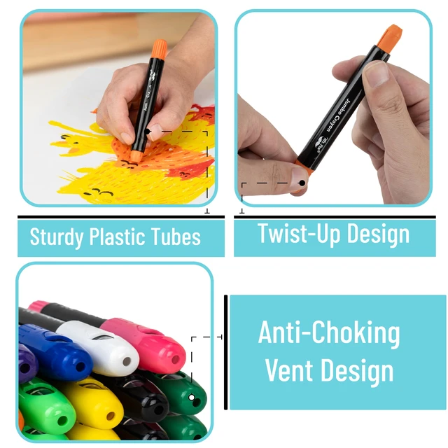 Alt view image 6 of 6 - Mr. Pen- Jumbo Twistable Crayons, 12 Pack, Multicolor