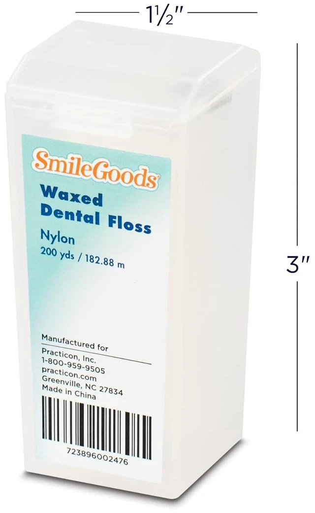 Alt view image 2 of 6 - SmileGoods Waxed Dental Floss, 200 Yard, Unflavored