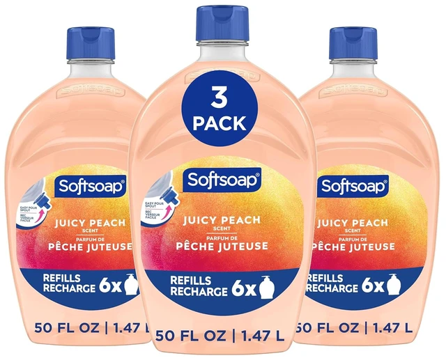 Main image of Softsoap Liquid Hand Soap Refill, Juicy Peach Scent, 50 fl oz