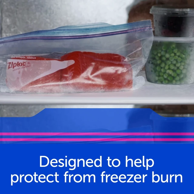 Alt view image 6 of 6 - Ziploc 2 Gallon Freezer Bags, Food Storage, 10 Count
