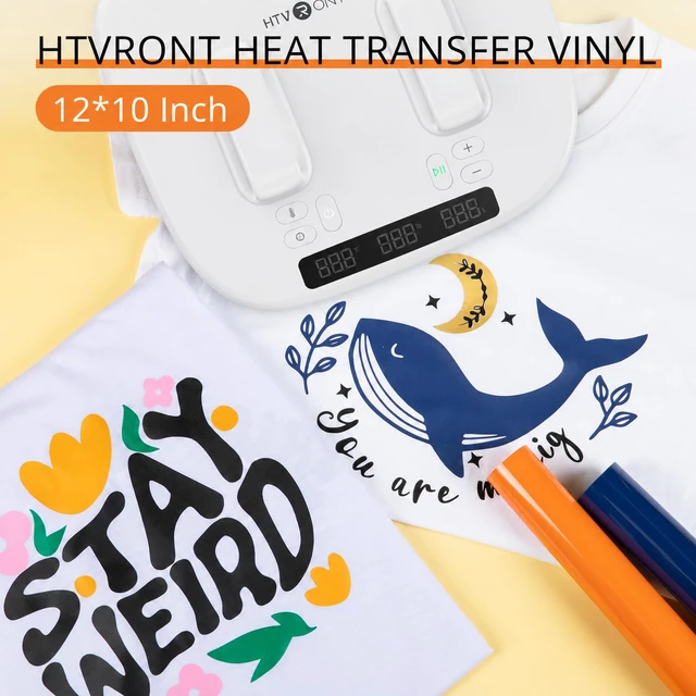 Alt view image 7 of 7 - HTVRONT HTV Heat Transfer Vinyl -13 Pack HTV Vinyl Sheets