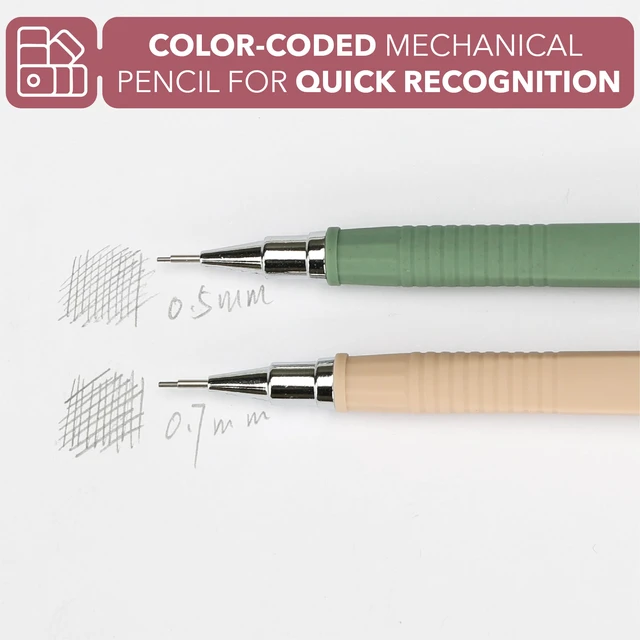Alt view image 2 of 7 - Mr. Pen- Mechanical Pencil Set with Lead and Eraser Refills, 6 Pack