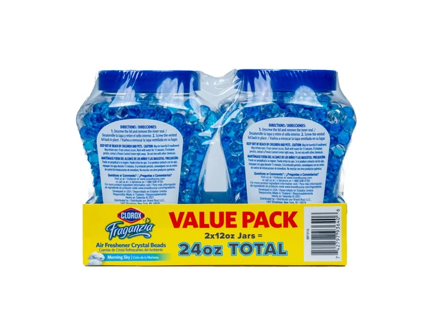 Alt view image 2 of 5 - Clorox Fraganzia Air Freshener Twin Pack, Morning Sky Scent, 24 Fl Oz