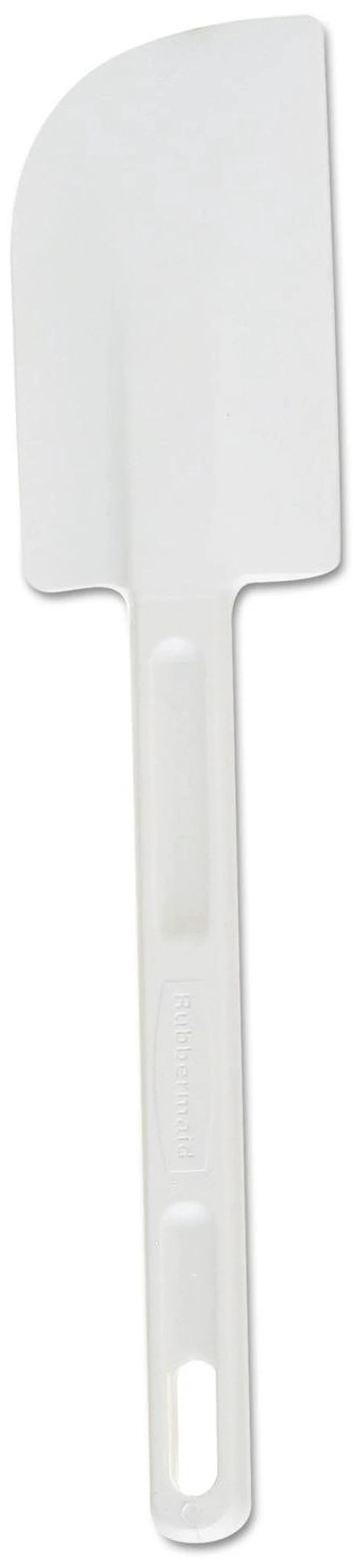 Main image of Rubbermaid Commercial Products Cold Temperature Scraper Spatula, White, 9.5 Inch, Clean-Rest Design