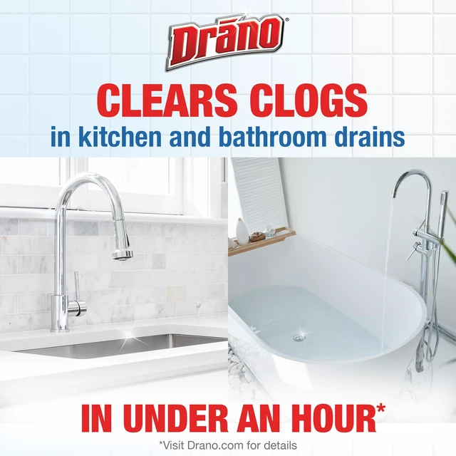 Alt view image 5 of 6 - Drano Balance Drain Clog Remover & Cleaner, Restores Flow in 1 Hour, 32 oz