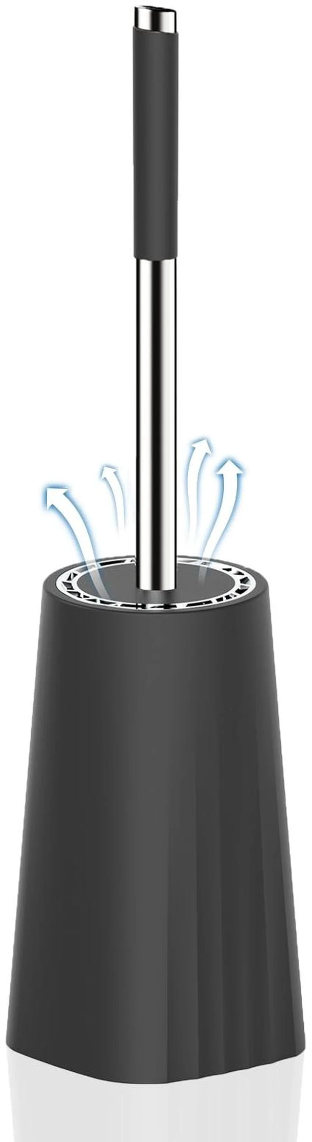 Main image of SetSail Toilet Brush, Compact Size Toilet Bowl Brush and Holder Toilet Brushes for Bathroom with Stainless Steel Handle Toilet Cleaner Brush with Durable Scrubbing Bristles, Splash-Proof