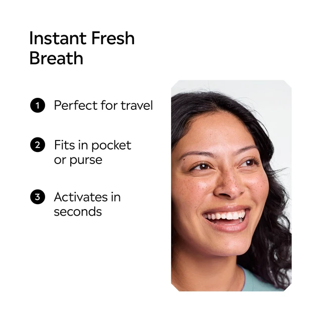 Alt view image 4 of 6 - Listerine Pocketmist Oral Care Mist, Cool Mint, 0.26 fl. oz/7.7 mL x 2