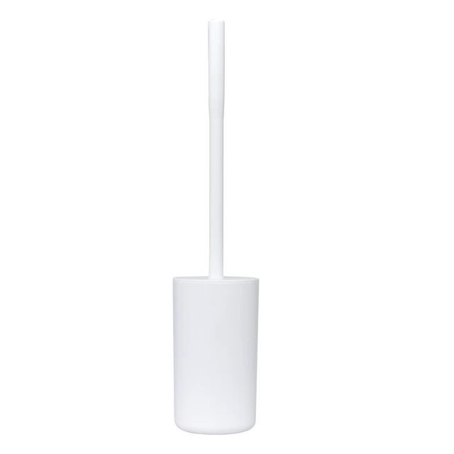 Alt view image 3 of 6 - Mainstays Basics Plastic Toilet Brush and Holder Set, White