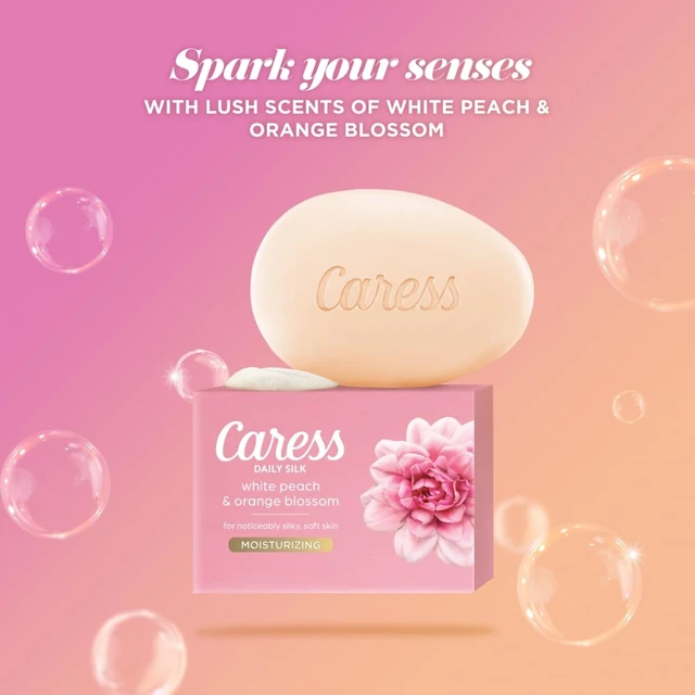 Alt view image 4 of 6 - Caress Beauty Bar Soap with Daily Silk Extract and Floral Oil Essence for Noticeably Silky Soft Skin, 3.15oz, 3 Bars
