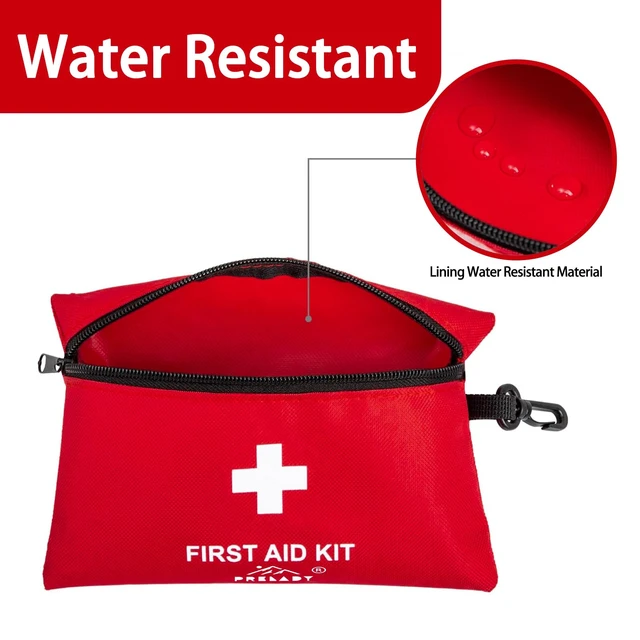 Alt view image 3 of 7 - 152-Piece Mini Travel Size First Aid Kit, TSA Approved for Home, Car, Camping, Hiking, Truck, Sports, Office, Backpack