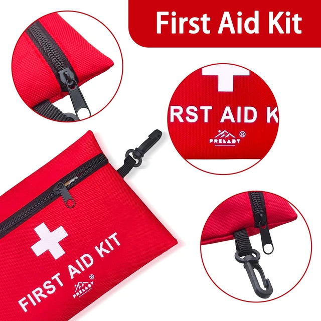 Alt view image 4 of 7 - 152-Piece Mini Travel Size First Aid Kit, TSA Approved for Home, Car, Camping, Hiking, Truck, Sports, Office, Backpack