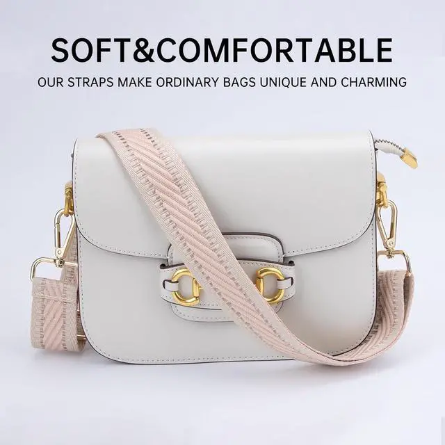 Alt view image 3 of 5 - Purse Straps Replacement Crossbody Wide Bag Strap for Purses Adjustable Shoulder Straps for Women Handbags