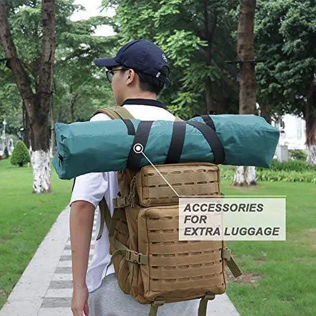 Alt view image 4 of 5 - MAGARROW 2" Utility Luggage Straps with Buckle Adjustable, 4-Pack (Black, 2 in x 3.2 ft)