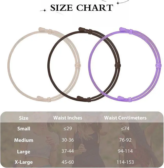 Alt view image 5 of 6 - WHIPPY 2Pack Tuck Band Tool for Women Elastic Stretch Belts Tucking Shirts Sweater Cropping Belt Adjustable Crop Band for Top