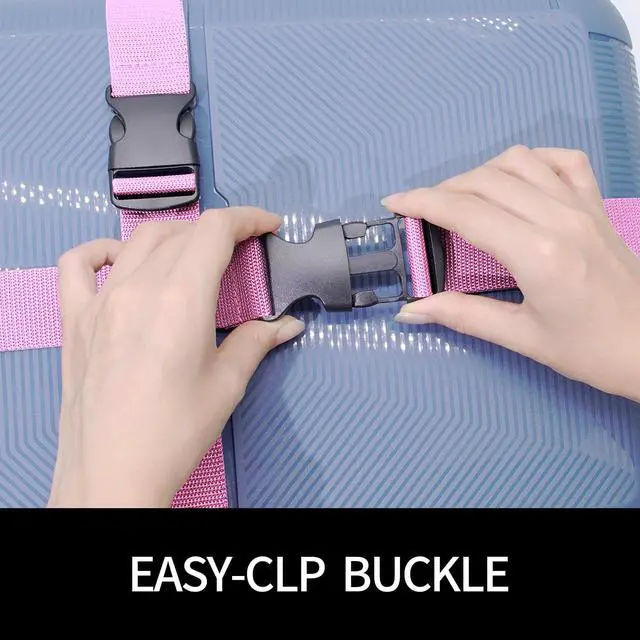 Alt view image 5 of 7 - Luggage Straps 2-80Pink