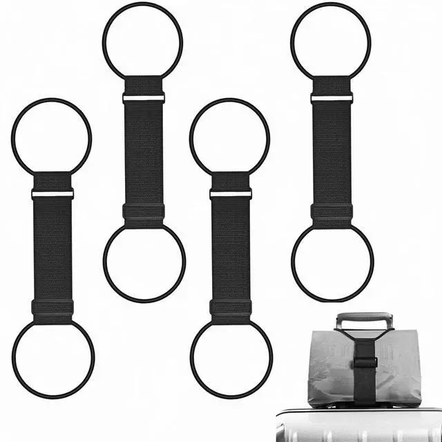 Main image of 4 Pack Luggage Straps Suitcase Adjustable Elastic Belt