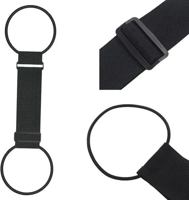 Alt view image 5 of 7 - 4 Pack Luggage Straps Suitcase Adjustable Elastic Belt