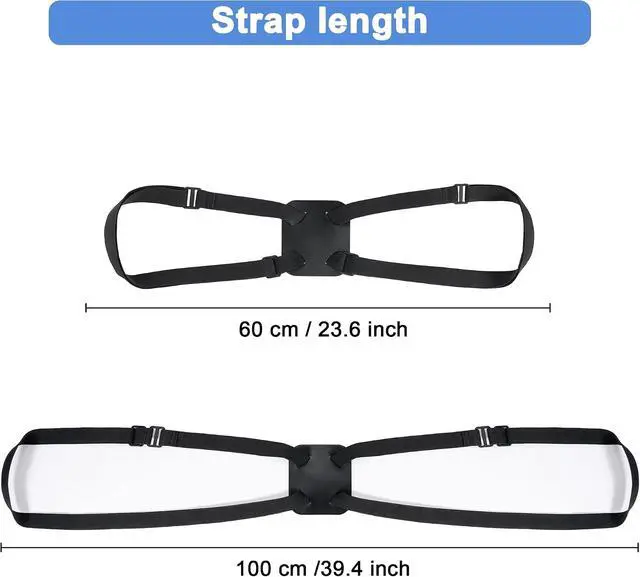 Alt view image 7 of 7 - Chelmon Luggage Straps, Ajustable Elastic Bungee Belt for Suitcases, Add Extra Bag Easy and Securely for Travel (Black)