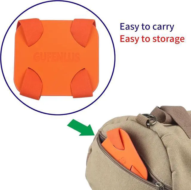 Alt view image 4 of 6 - Luggage Straps Bag Bungees add a Bag, Luggage Bungee for suitcases Elastic Strap Belt- 2 Pack (Orange-2)