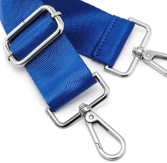 Alt view image 2 of 4 - ZOOEASS Shoulder Strap Silvery Buckles 1.5" Wide Handbag Crossbody Strap Adjustable Replacement Purse Strap Solid Style(S-L165W3.8-Color3)