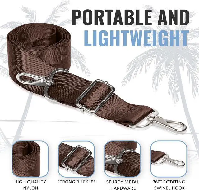Alt view image 3 of 7 - BOACAY Wide Purse Strap Replacement for Crossbody, Messenger, Shoulder Bag