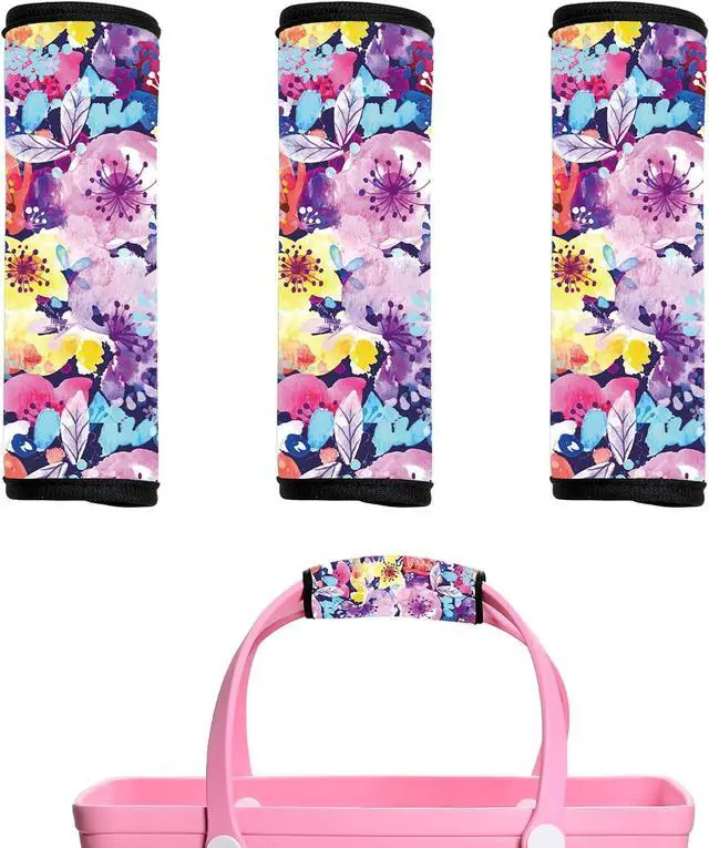 Main image of Luggage Handle Wrap 3Pcs Suitcase Identifier - Bogg Bag Strap Wrap Cover, Easy Identification Bright Neoprene Marker Sleeve Grips Comfort Travel Accessories for Airport (Y12)