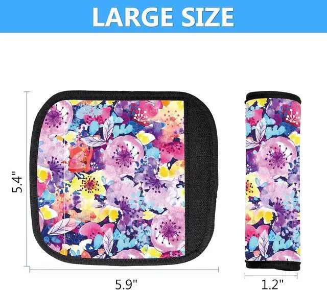Alt view image 2 of 7 - Luggage Handle Wrap 3Pcs Suitcase Identifier - Bogg Bag Strap Wrap Cover, Easy Identification Bright Neoprene Marker Sleeve Grips Comfort Travel Accessories for Airport (Y12)