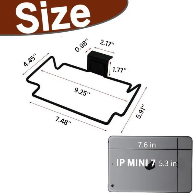 Alt view image 2 of 6 - Metal Trash Bag Holder for Kitchen,Office,Dorm Room,Black, 9.3'' | Hanging Trash Can, Under Cabinet Hanger Rack,Space Saving Garbage Hook,Bag Holder for Plastic Bags , 9.3 * 5.9''