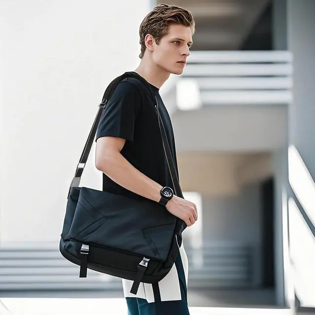 Alt view image 7 of 7 - TiMOVO 57.1" Shoulder Strap Replacement Adjustable Black | Thick Soft Anti-Slip Pad & Metal Hooks, Replacement for Laptop Messenger Crossbody Briefcase Duffel Camera Bag