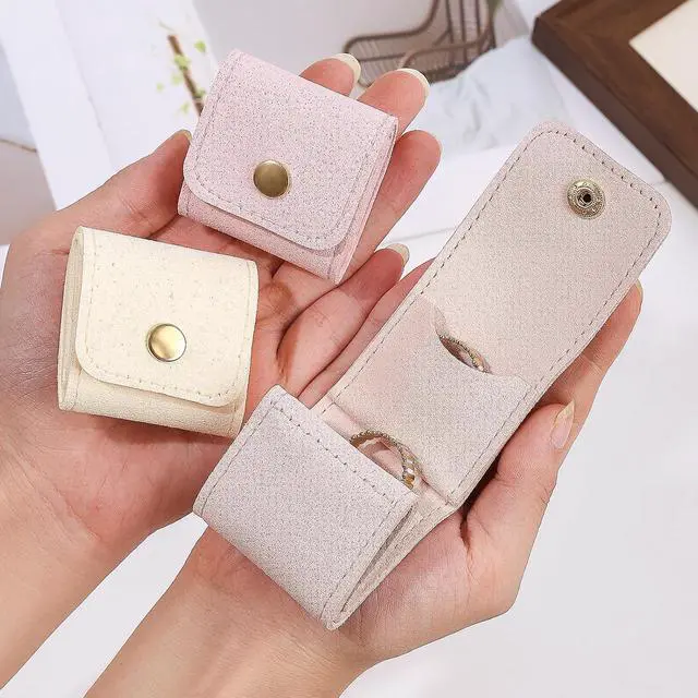 Alt view image 5 of 6 - 3 Pack Mini Jewelry Organizer, Travel Jewelry Case, Foldable Multifunctional Travel Jewelrys Pouch for Earrings, Necklaces, Rings, Chain Bracelets, Brooches