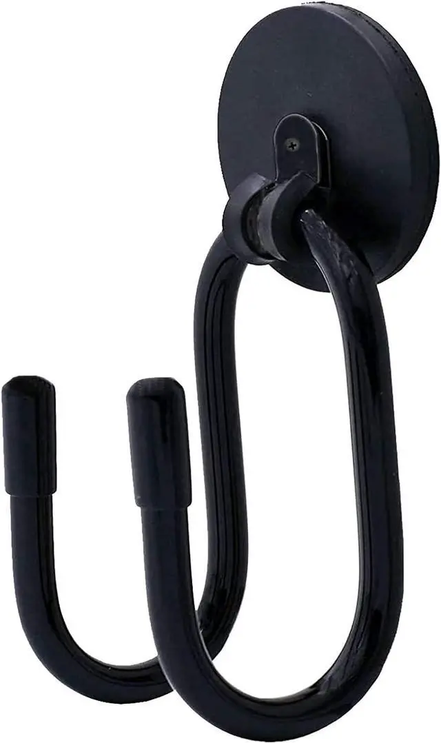 Main image of Pmsanzay Adjustable Magnetic Hanger,Strong Magnetic Hook for Cowboy Hat, Hard hat,Headphone,Shoes,Toys,Umbrella,Extension Cords,Tools,Bags,Towels,Gloves,etc - No Scratches to The Surface - W Style