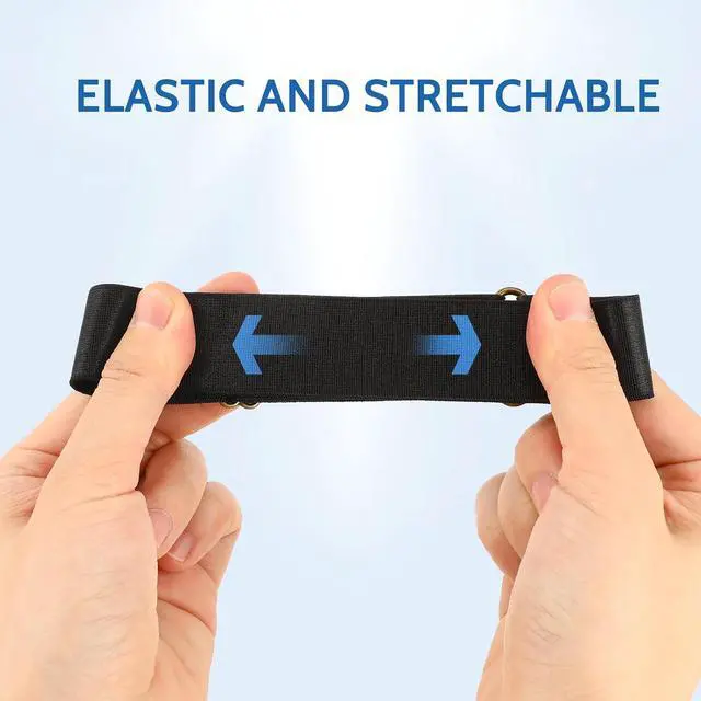 Alt view image 3 of 7 - salbsever Elastic Black Arm Band Sleeve Garters Stretchy Adjustable Anti-Slip Shirt Long Sleeve Holders Armband for Men